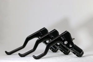 RSC Levers. Harley spec. Raw Machined Anodized Finish. Trigger Series.