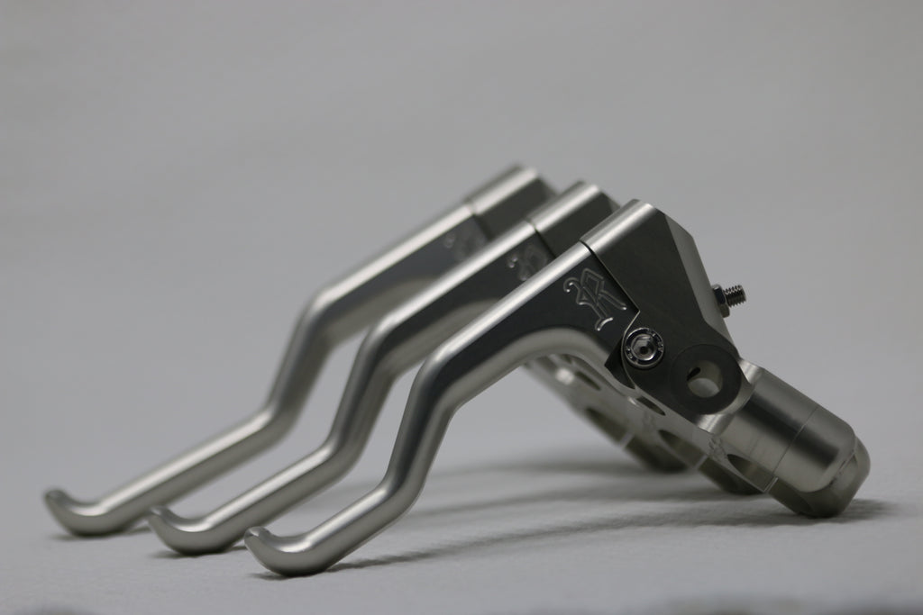 Four Finger Harley spec Trigger Series Raw Machined RSC Lever