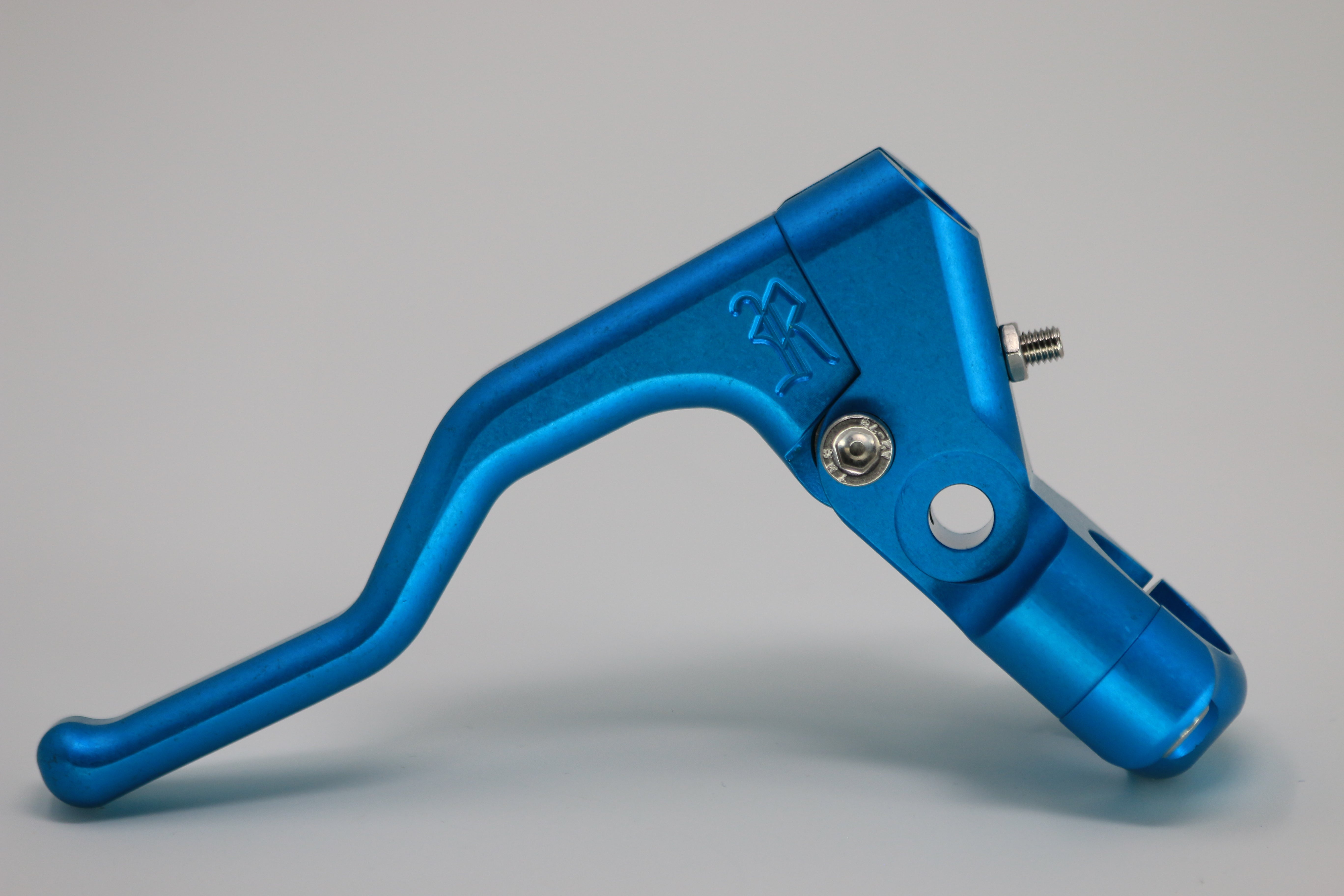 Four Finger Harley spec Bone Series Tumbled Finish RSC Lever With OEM ...